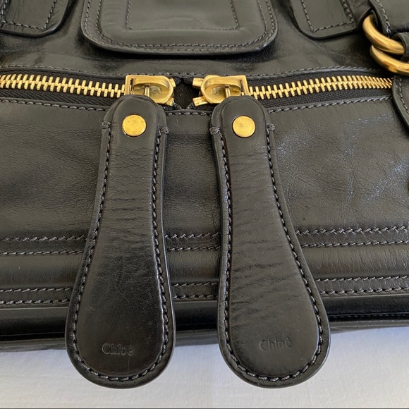 Chloe black leather tote bag - Picture 5 of 14